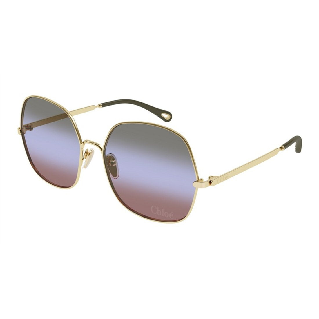 CHLOÉ Stylish Women's Sunglasses - Chic Metal Frame