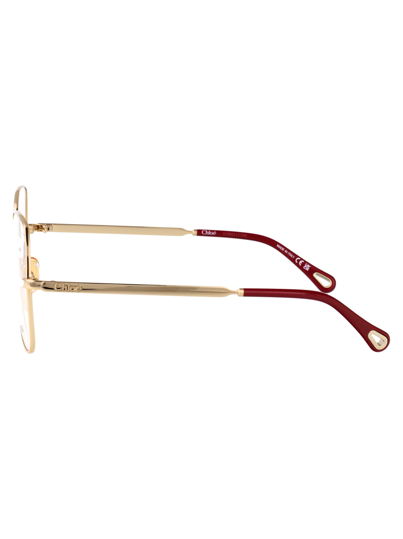 CHLOÉ Stylish Transparent Metal Glasses for Women