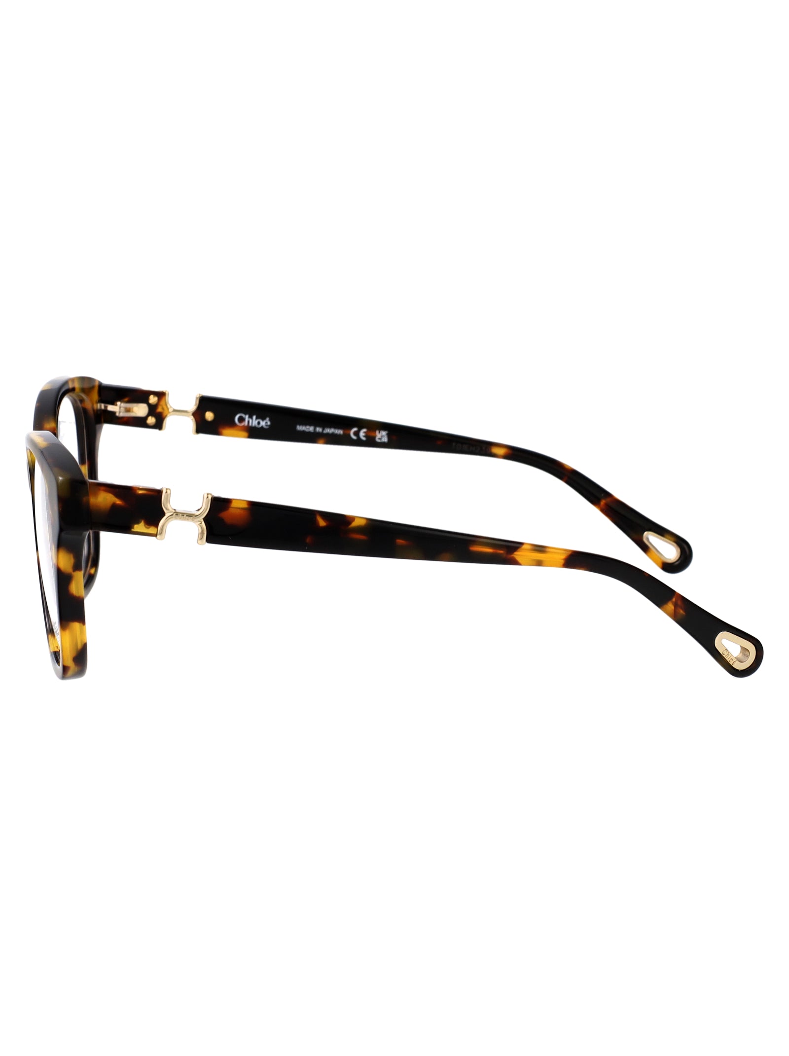 CHLOÉ Transparent Recycled Acetate Optical Glasses for Women