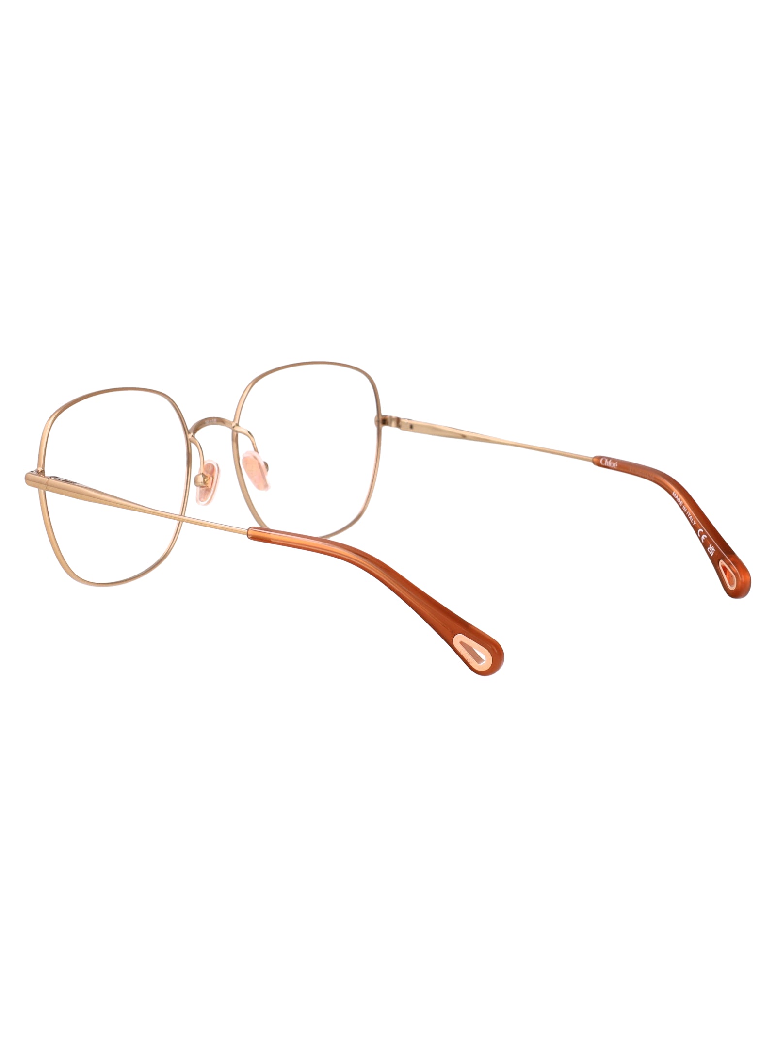 CHLOÉ Stylish Transparent Metal Glasses for Women