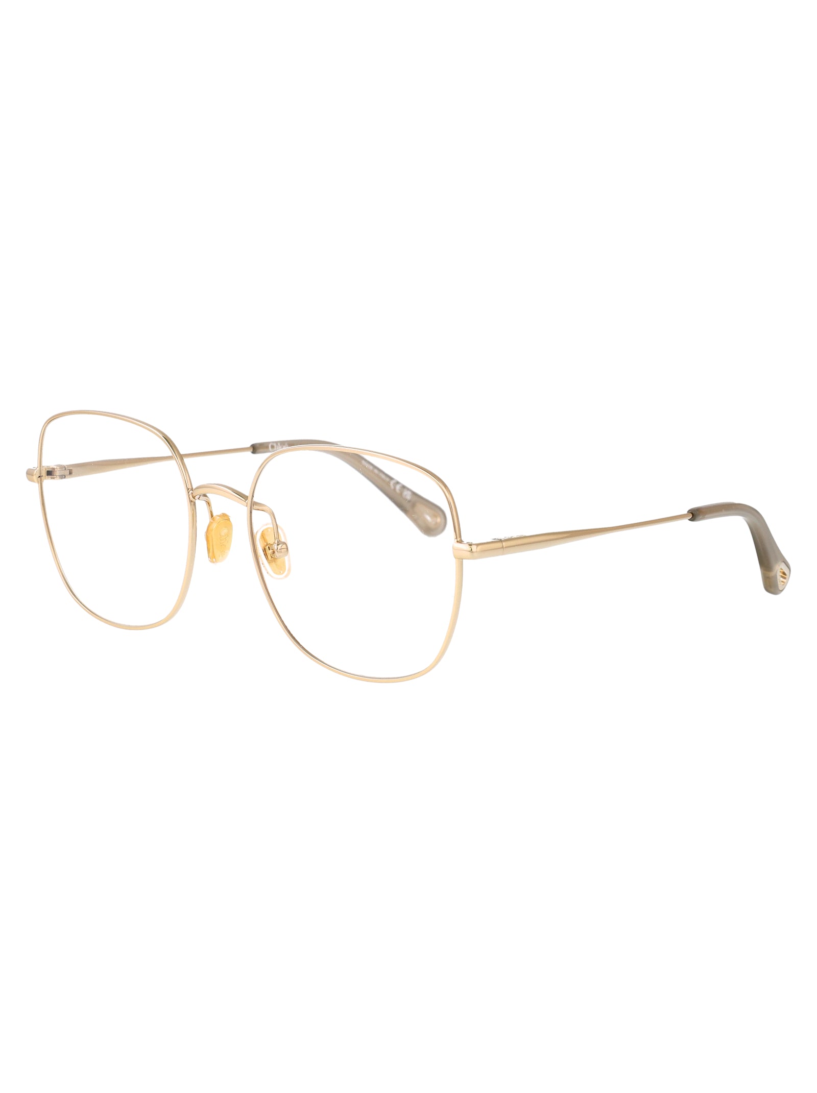 CHLOÉ Transparent Metal Optical Glasses for Women