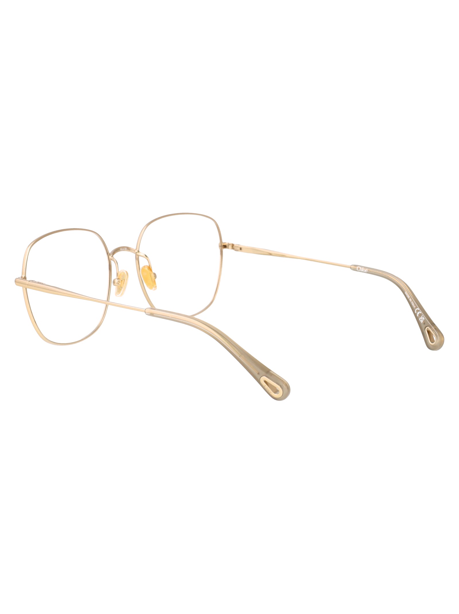 CHLOÉ Transparent Metal Optical Glasses for Women
