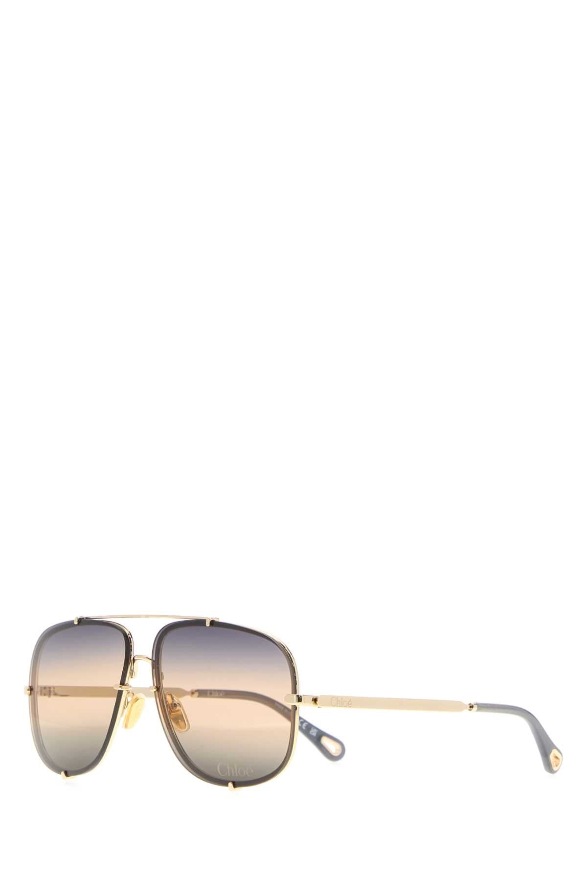 CHLOÉ Platinum Metal Sunglasses