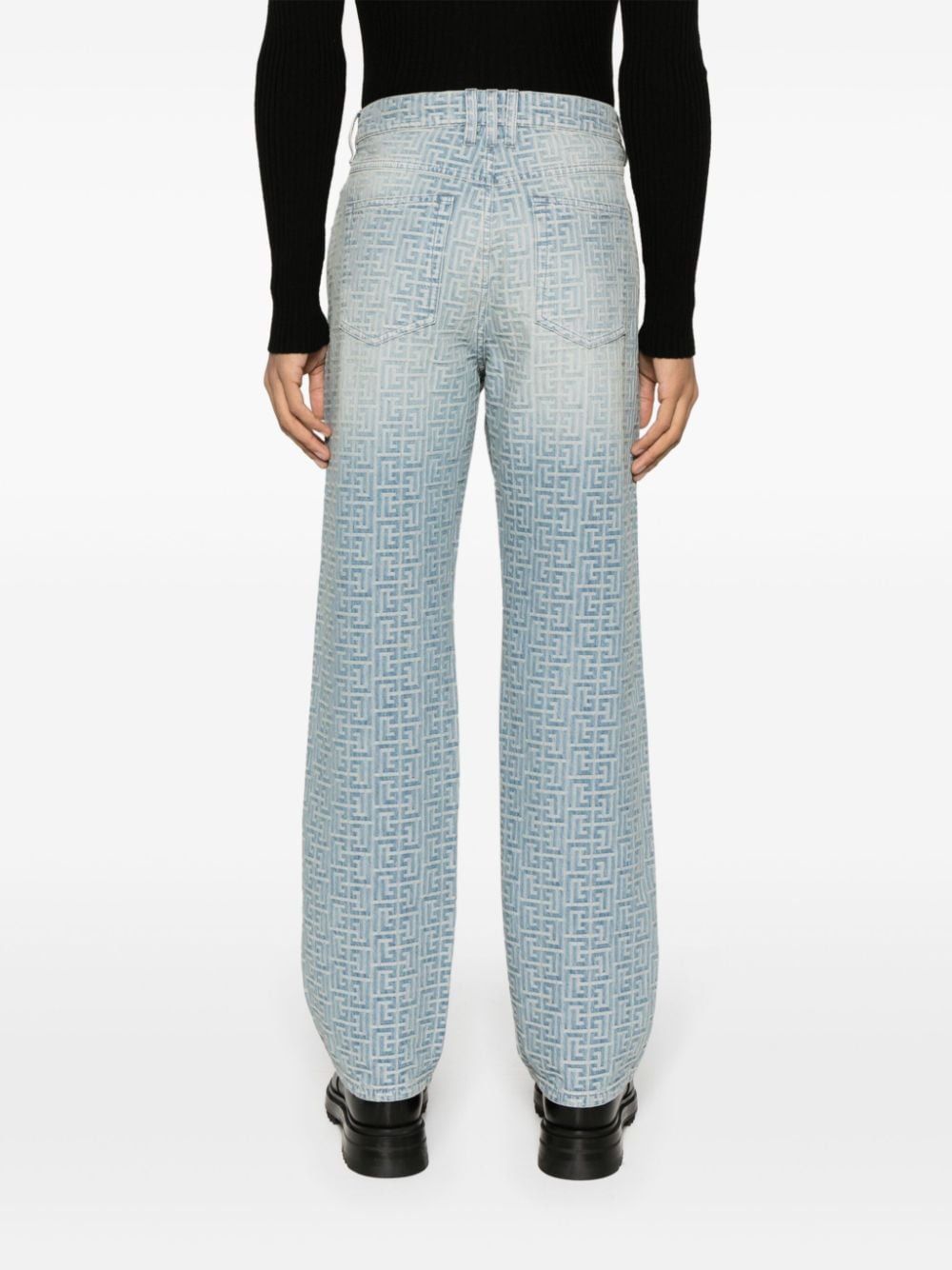 BALMAIN Embroidered Denim Jeans for Men - SS24 Collection