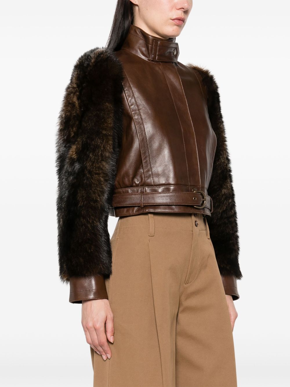 CHLOÉ Leather Jacket for Women - FW25 Collection