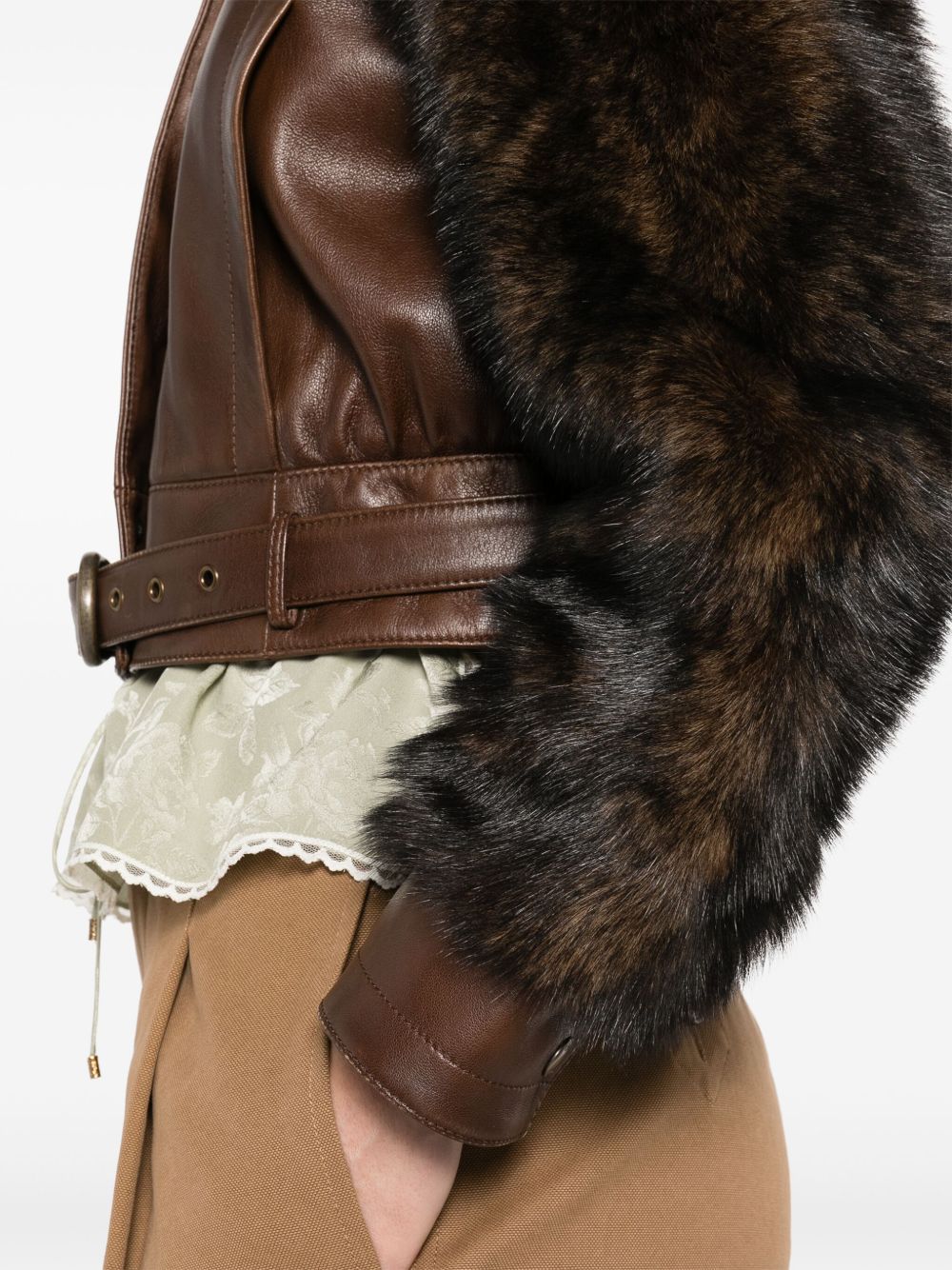 CHLOÉ Leather Jacket for Women - FW25 Collection