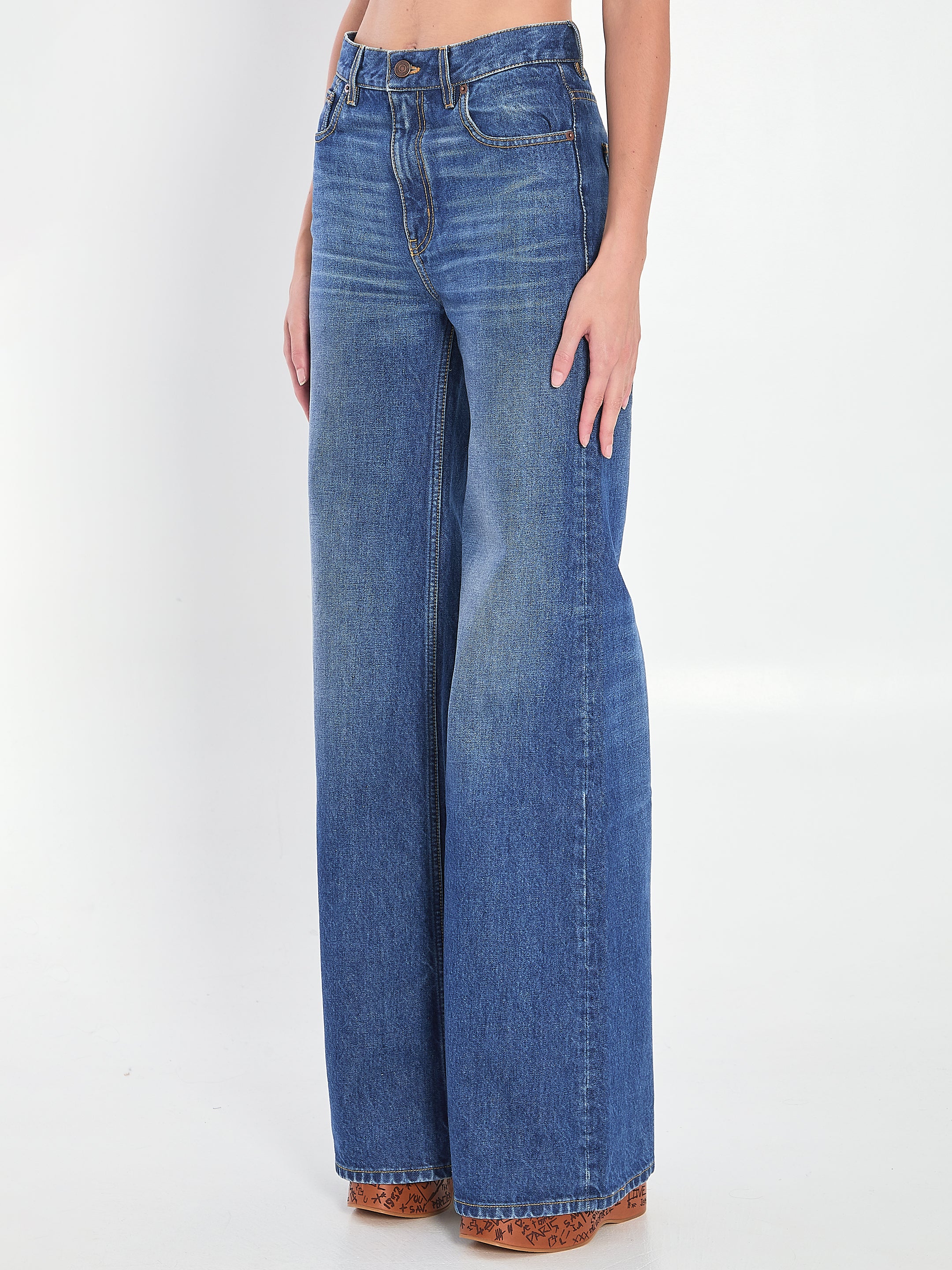 CHLOÉ High Waisted Flare Jeans for Women