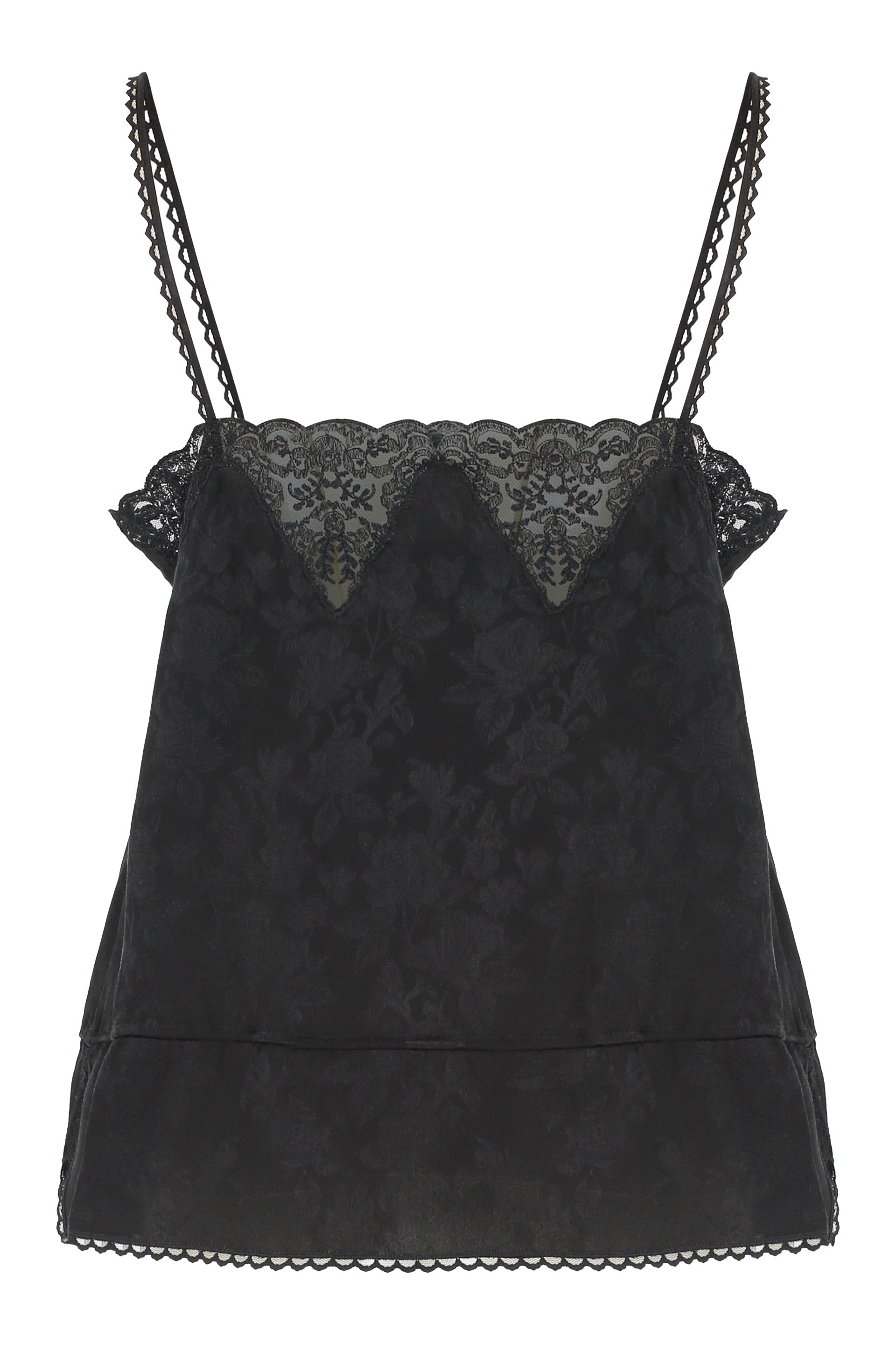 CHLOÉ Women's Silk Top with Adjustable Drawstring Waist