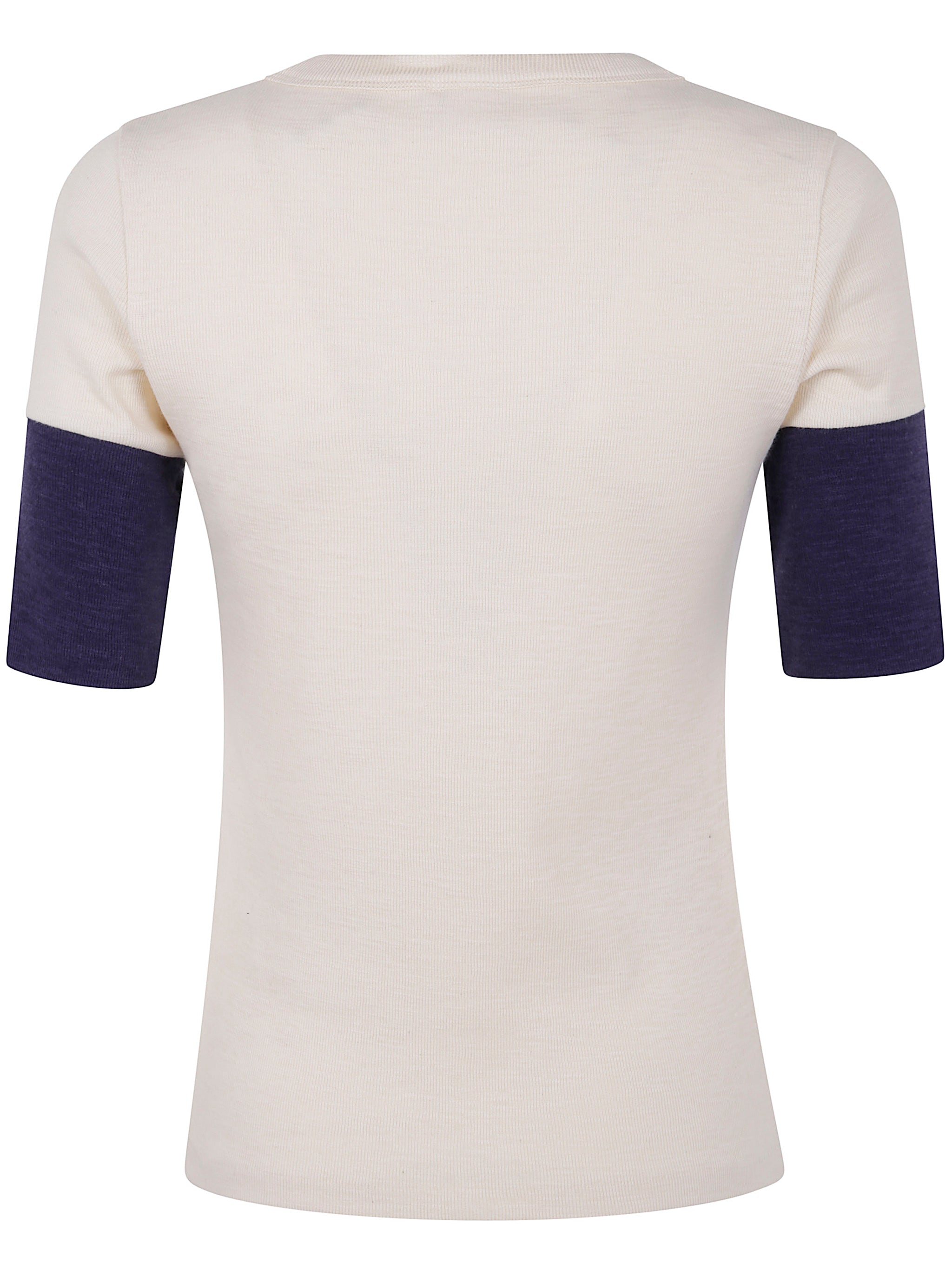 CHLOÉ Bicolor Sleeve Logo T-shirt for Women
