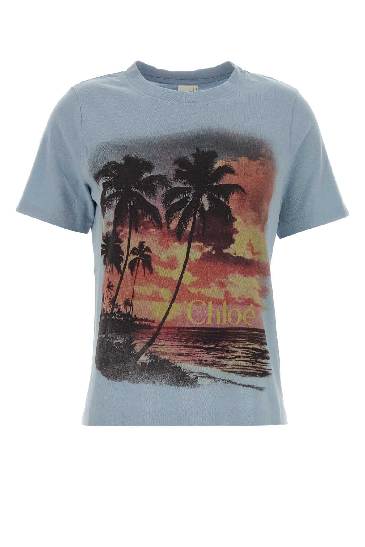 CHLOÉ Light Cotton T-Shirt for Women - SS25 Collection