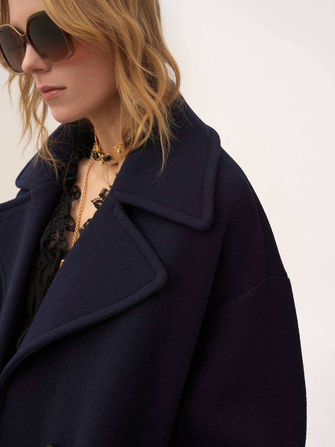 CHLOÉ Double Breasted Wool Jacket - Size 48B