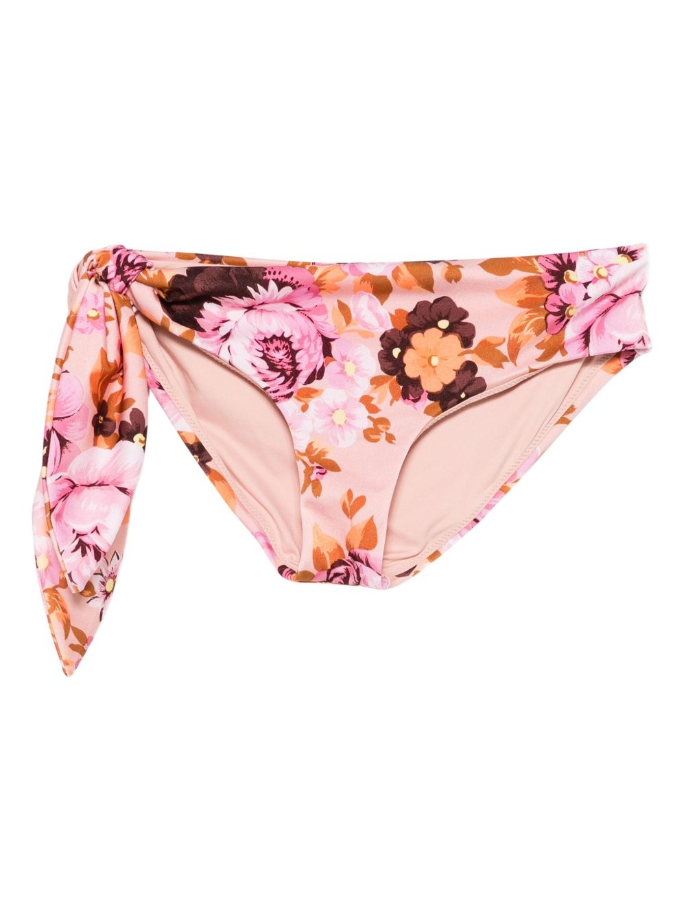 CHLOÉ Mini Floral Pattern Tie Side Bikini Bottoms