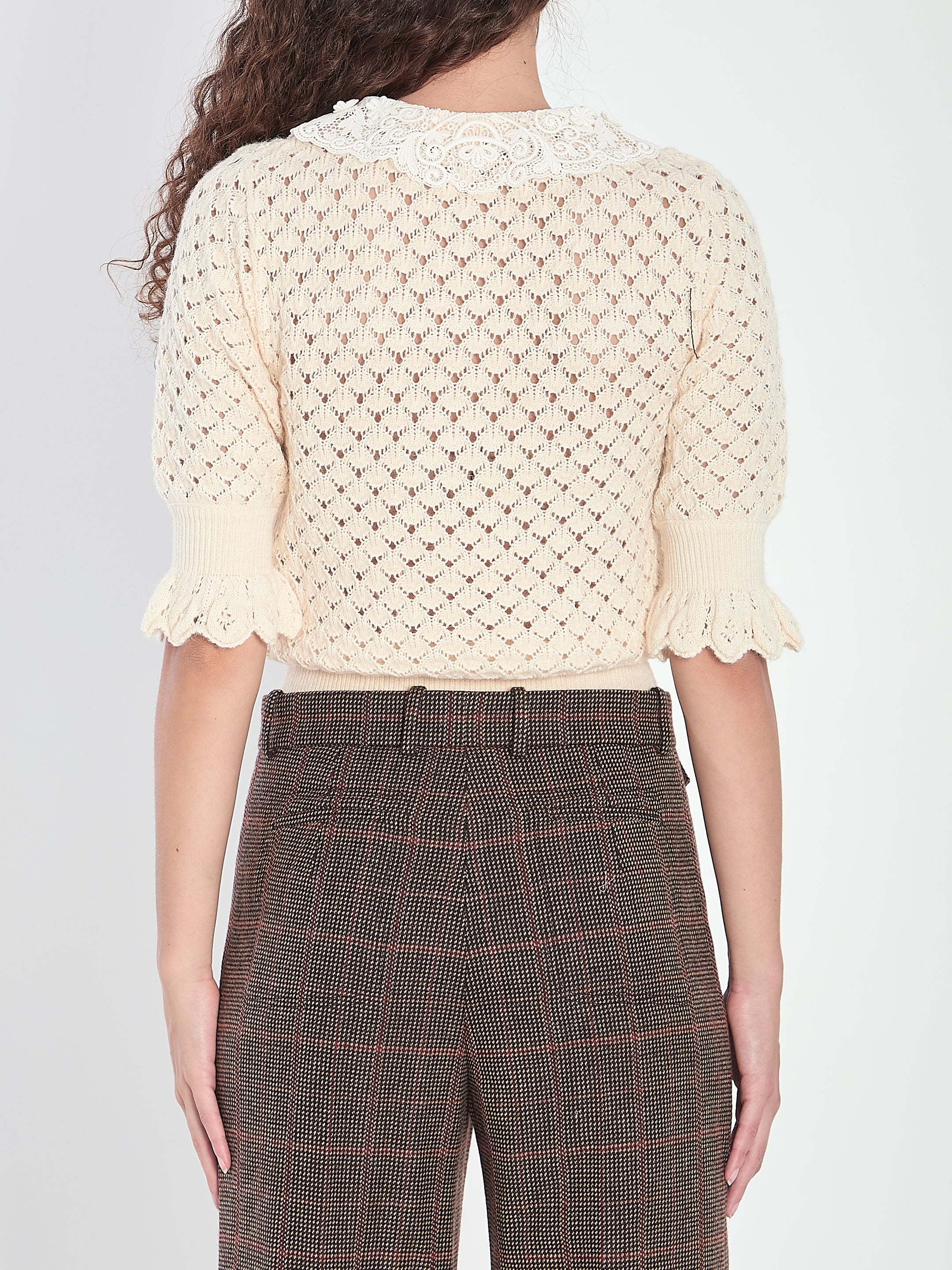 CHLOÉ Wool and Silk Blend Sweater