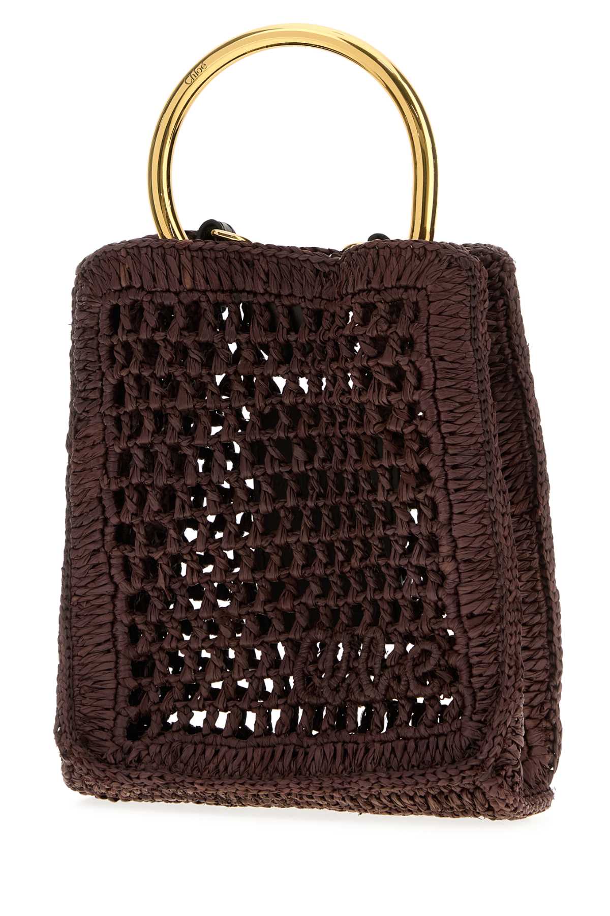 CHLOÉ Raffia Summer Banana Handbag