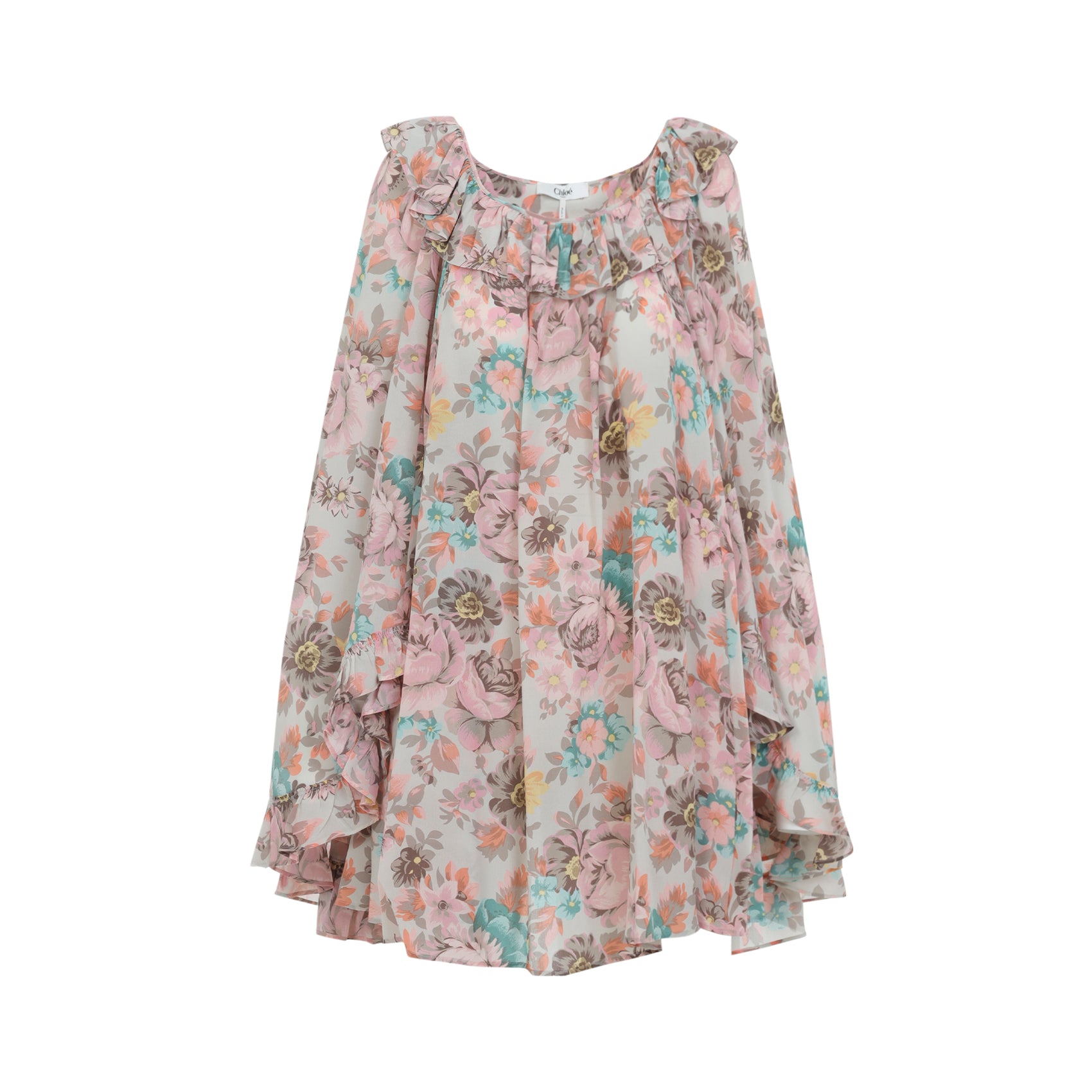 CHLOÉ Elegant Silk Mini Dress for Women