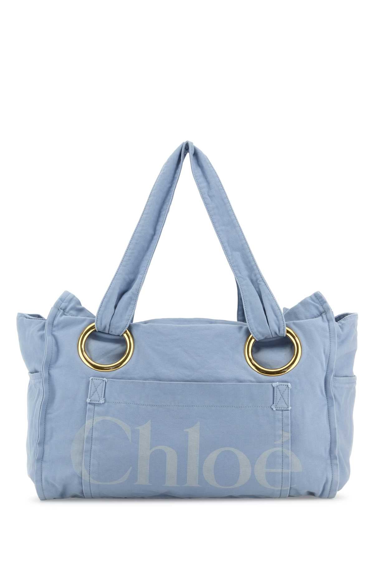 CHLOÉ Canvas Shopping Handbag