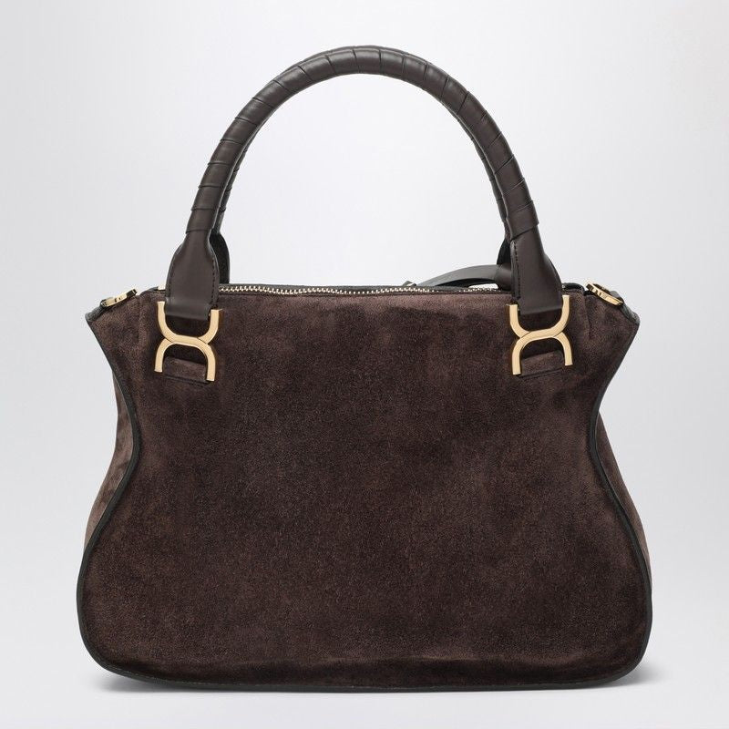 CHLOÉ Suede Leather Handbag with Adjustable Strap