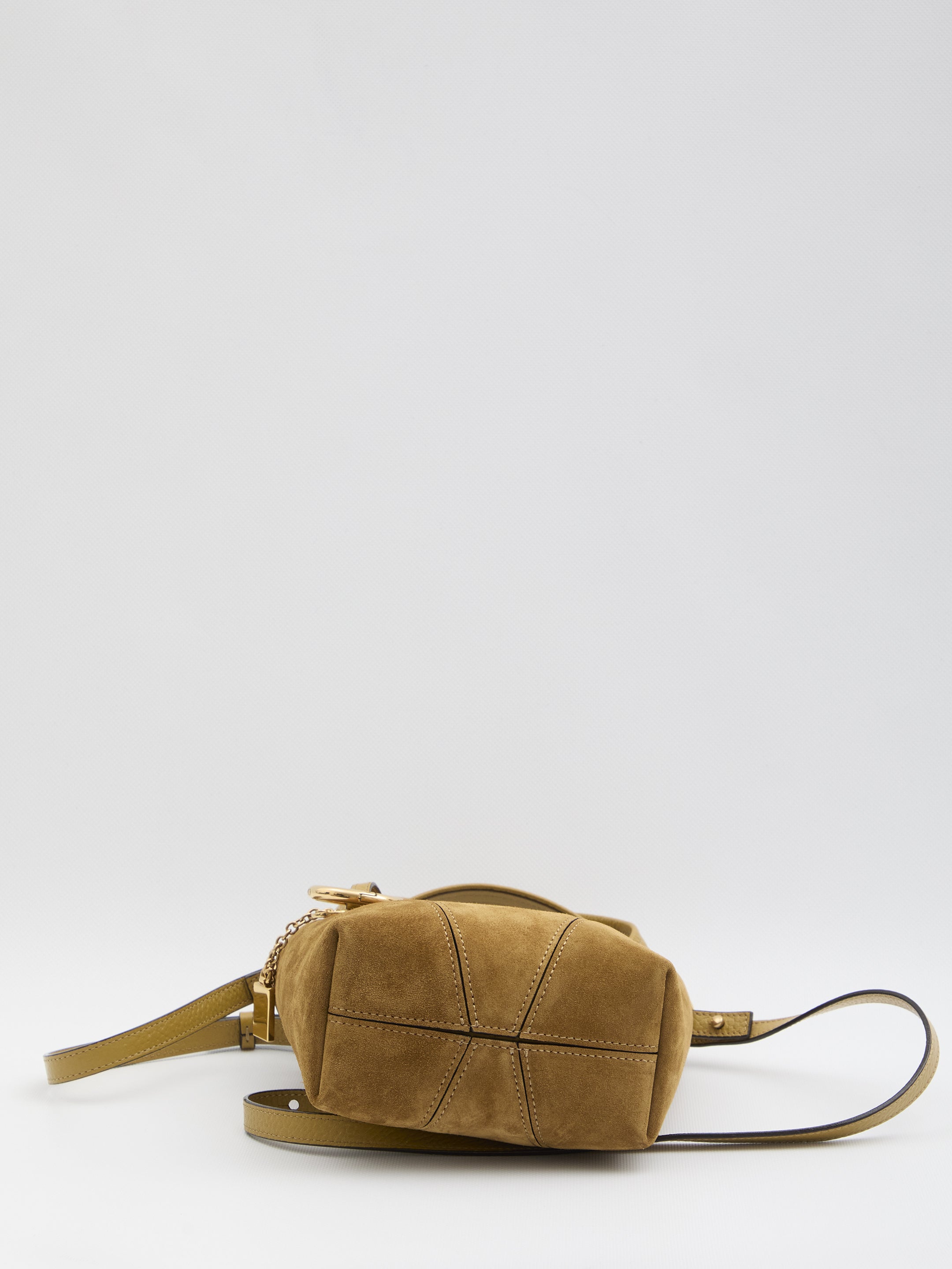 CHLOÉ Mini Suede Spin Tote Handbag