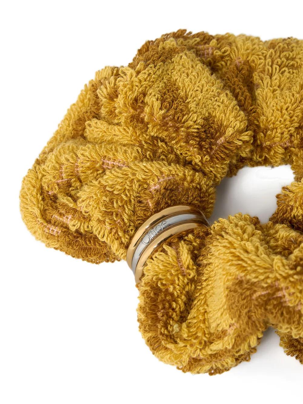 CHLOÉ Logo Engraved Scrunchie