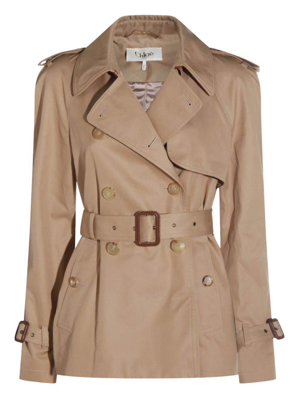 CHLOÉ Mini Cotton Short Trench Jacket