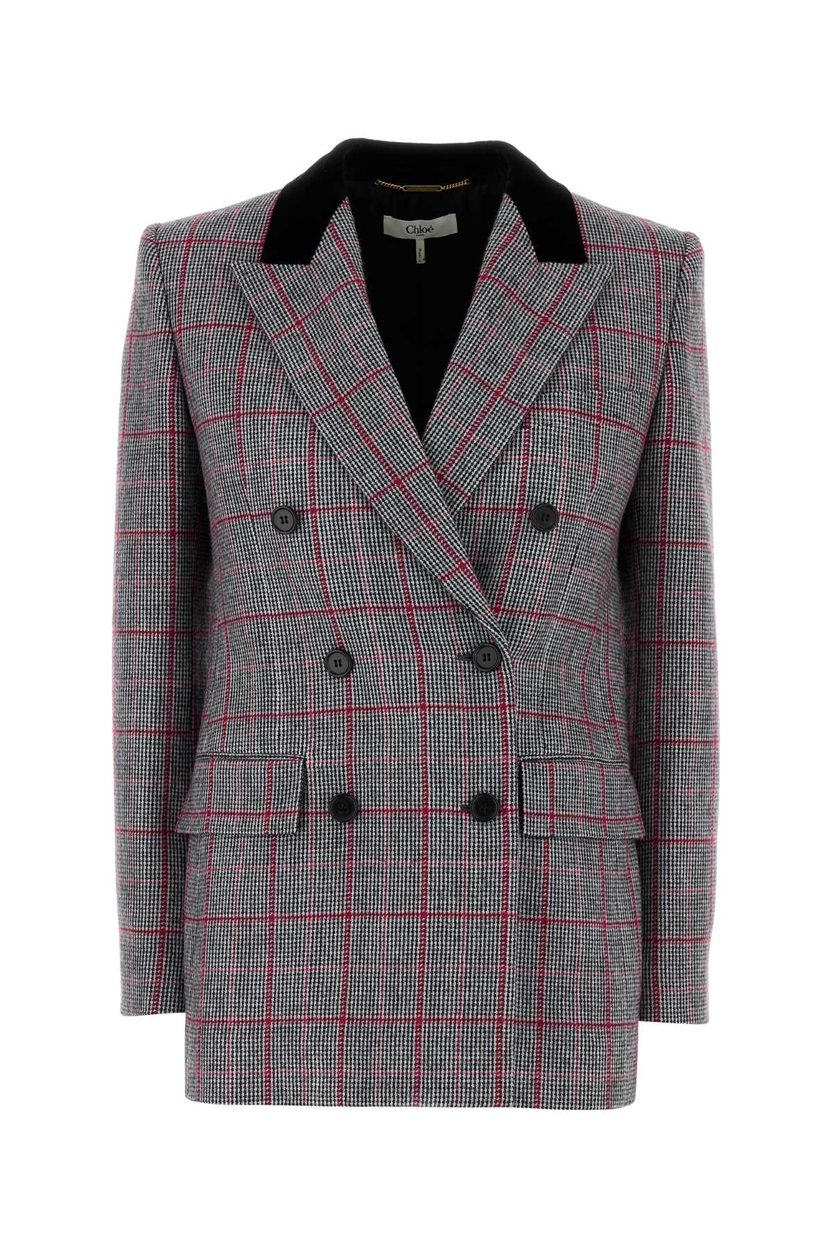 CHLOÉ Embroidered Wool Blazer for Women