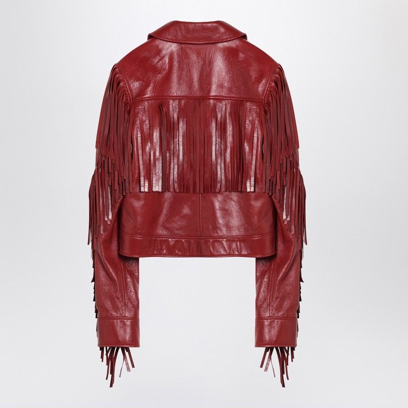 CHLOÉ Fringed Mini Leather Jacket for Women