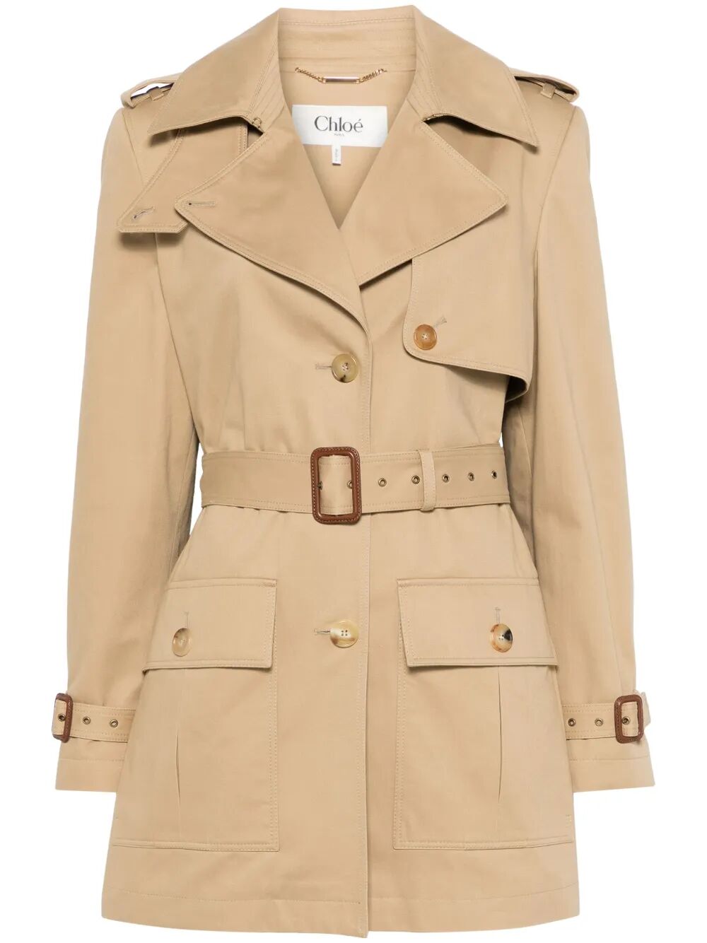 CHLOÉ Women's Mini Short Trench Coat for SS25