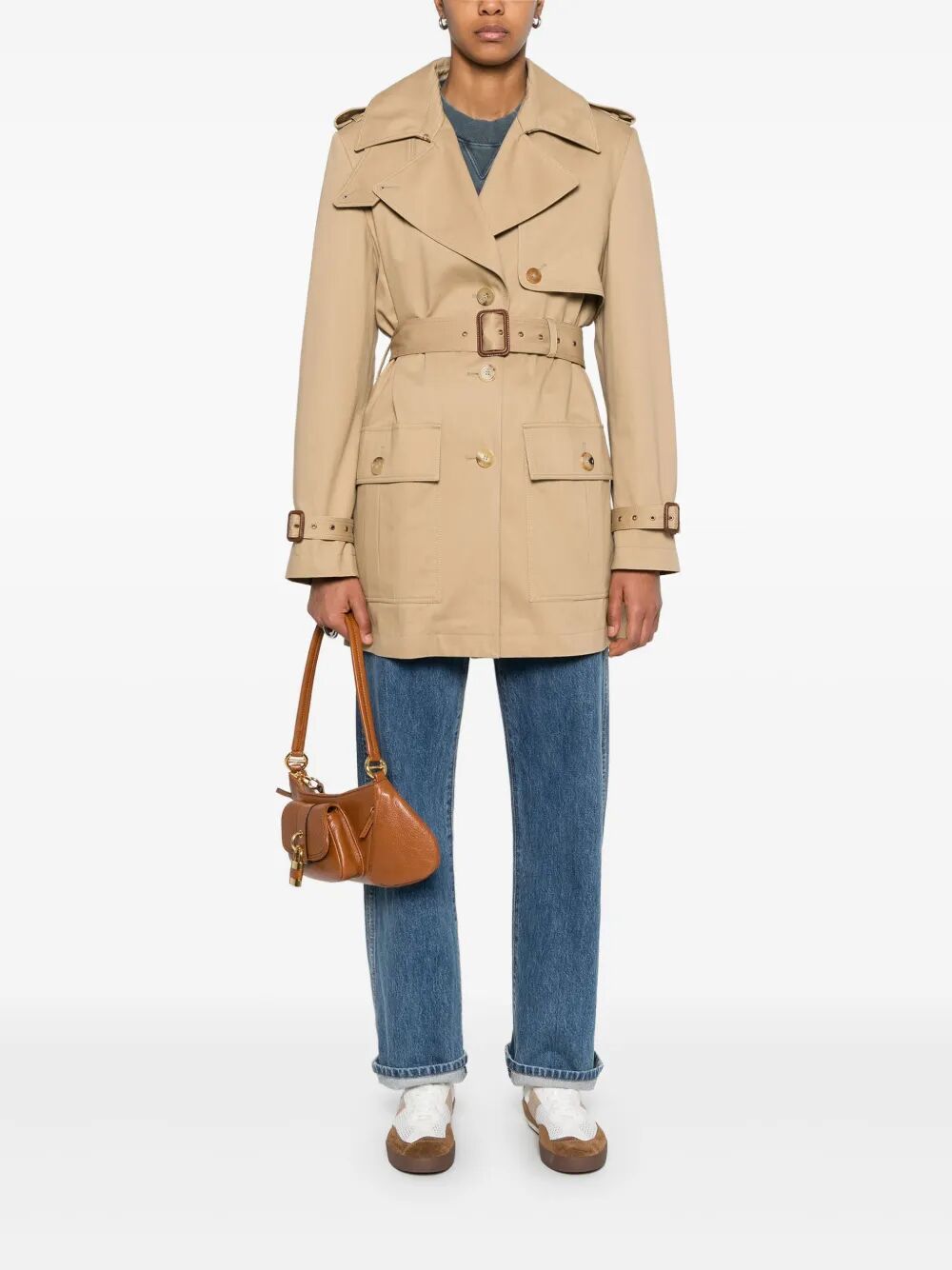 CHLOÉ Women's Mini Short Trench Coat for SS25