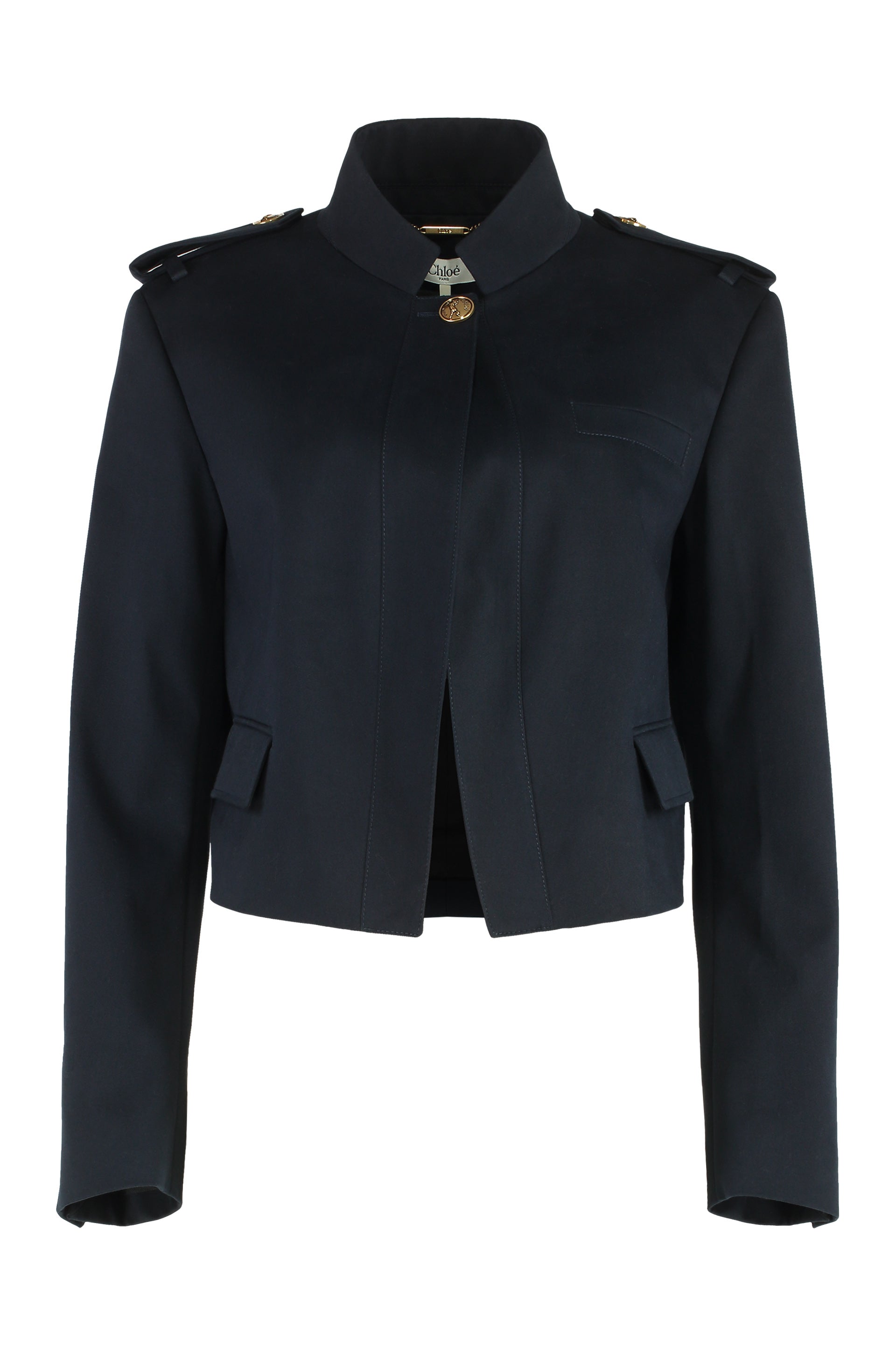 CHLOÉ Button-Front Cotton Jacket