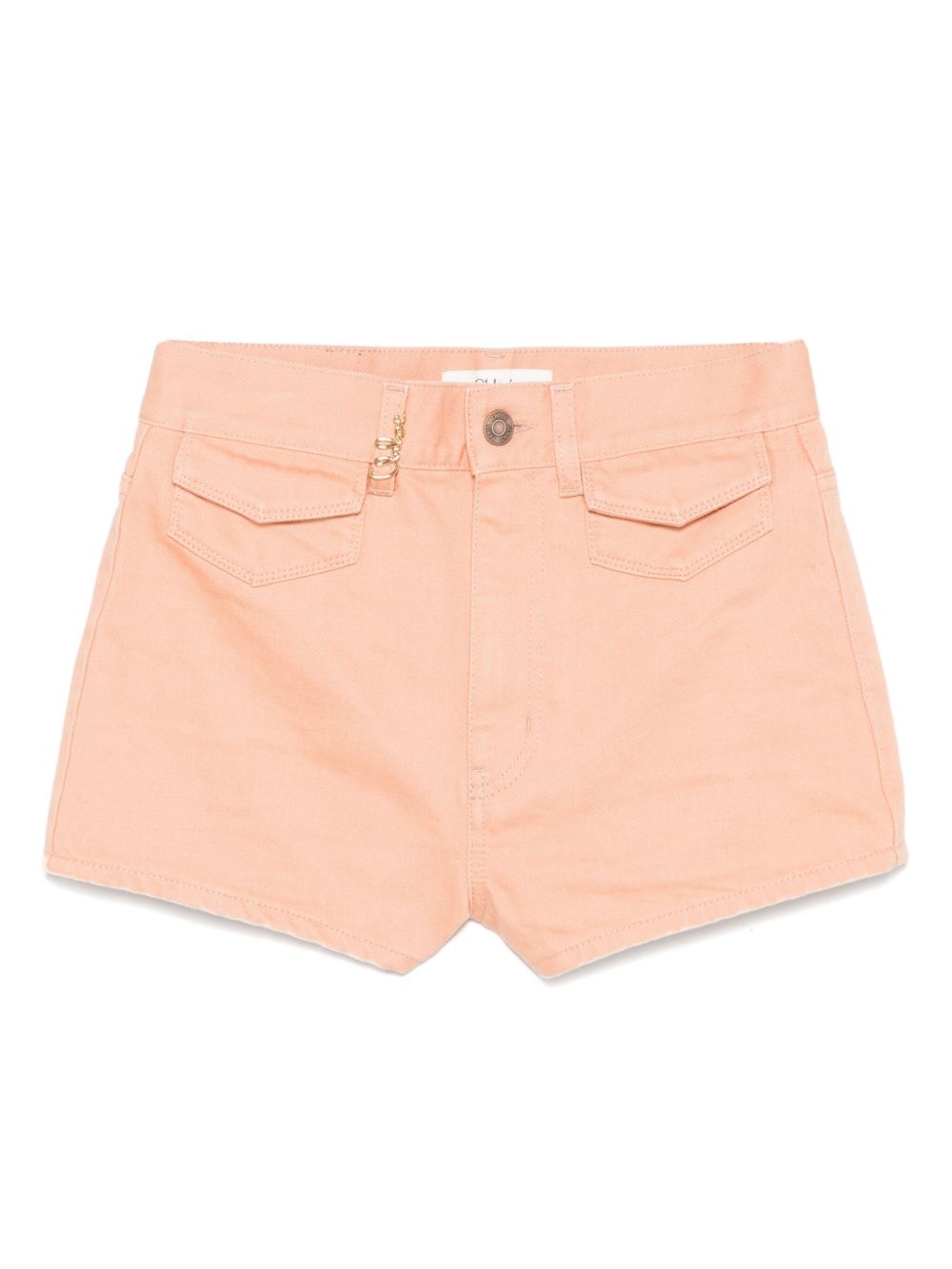 CHLOÉ Women's Mini Denim Shorts with Button Fly