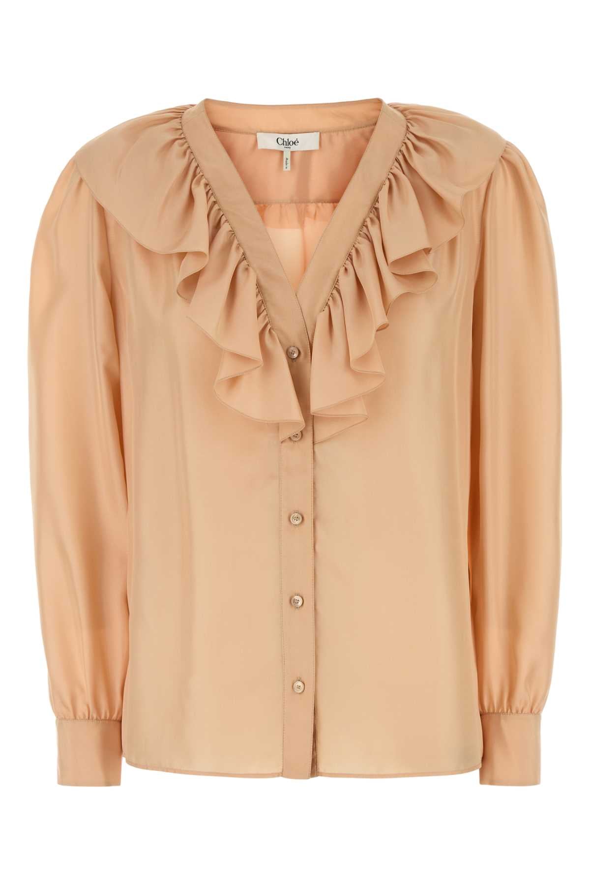 CHLOÉ Satin Mini Shirt