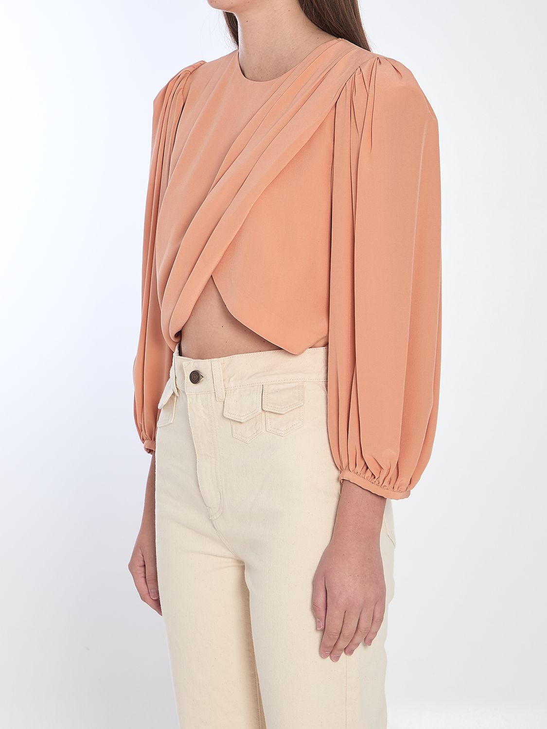 CHLOÉ Silk Crepe Top for Women