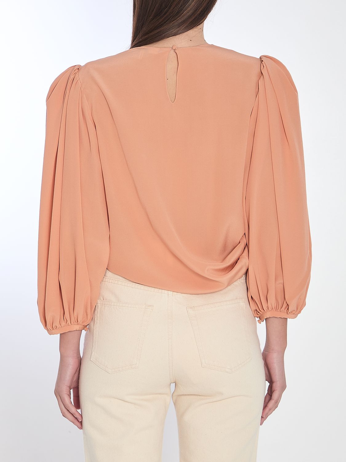 CHLOÉ Silk Crepe Top for Women