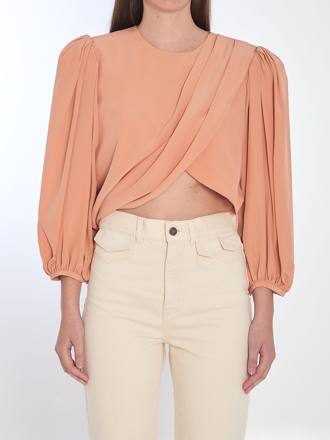 CHLOÉ Silk Crepe Top for Women