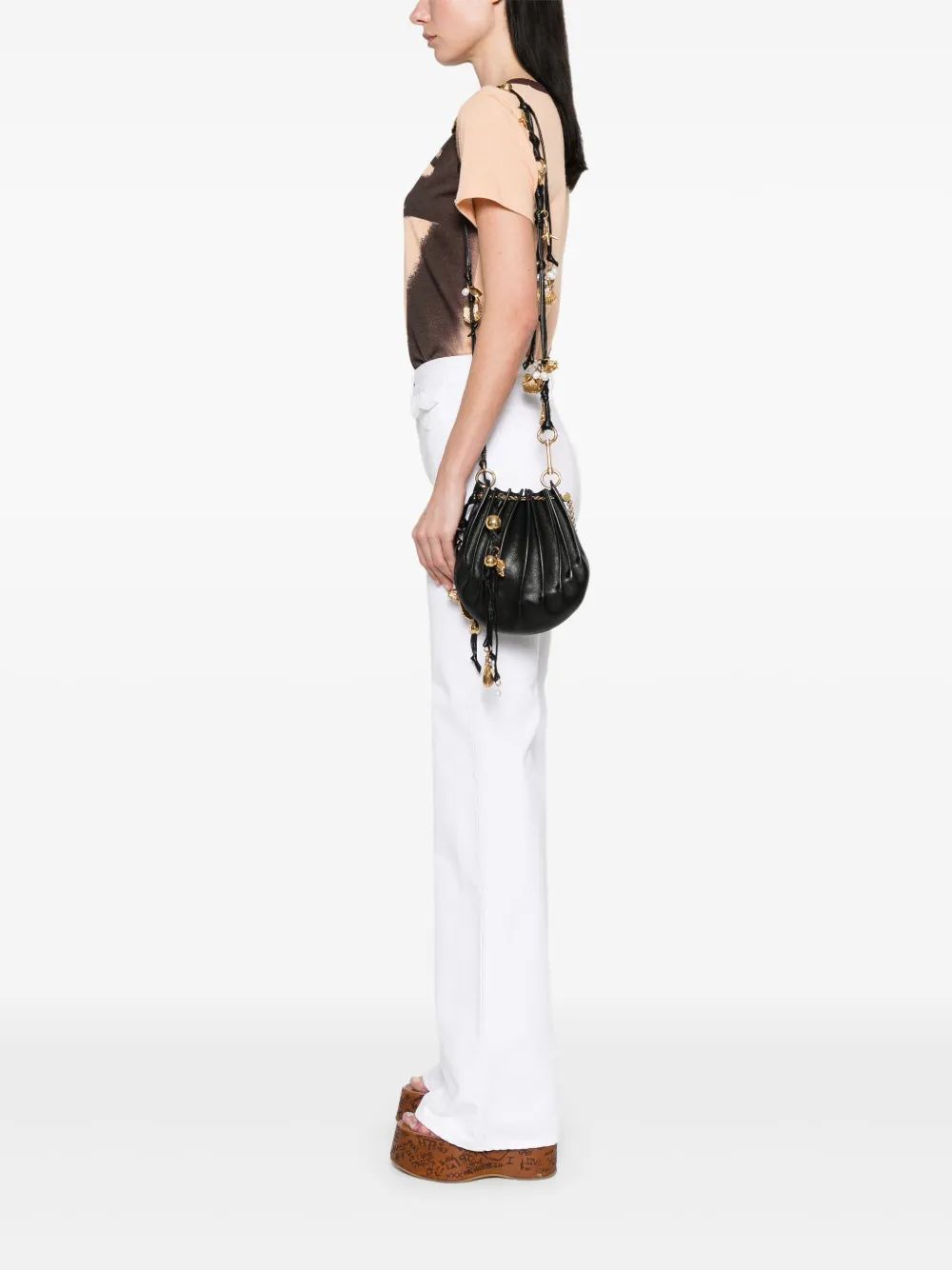 CHLOÉ Leather Sea Treasures Crossbody Handbag