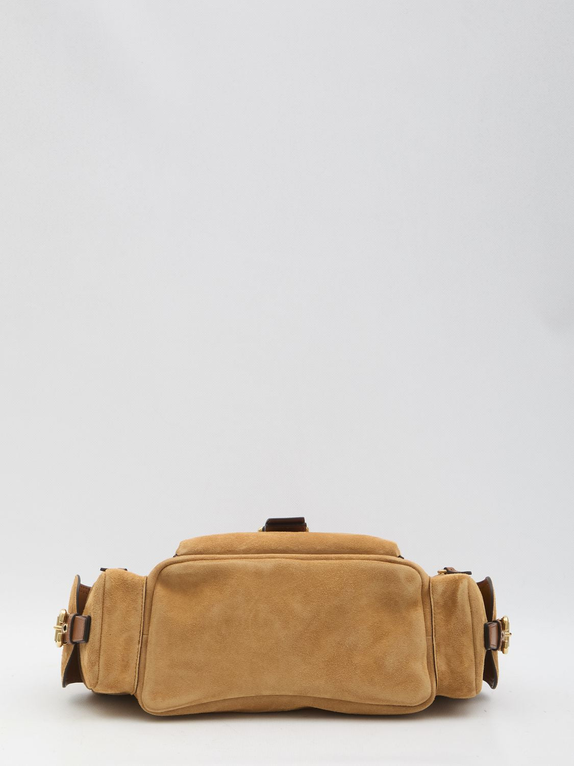 CHLOÉ Suede Leather Camera Handbag