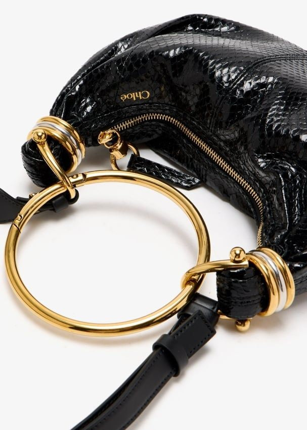 CHLOÉ Mini Puff-Faced Water Snake Handbag
