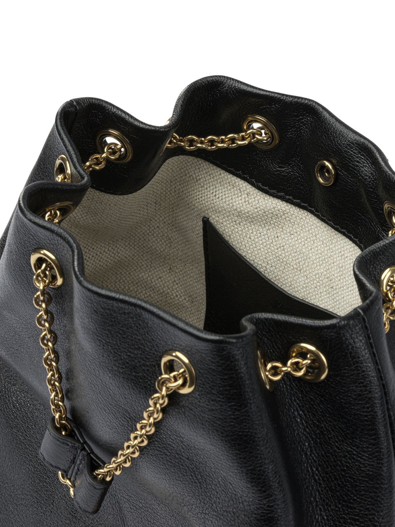 CHLOÉ Mini Backpack with Oversized Metal Cuff Handle