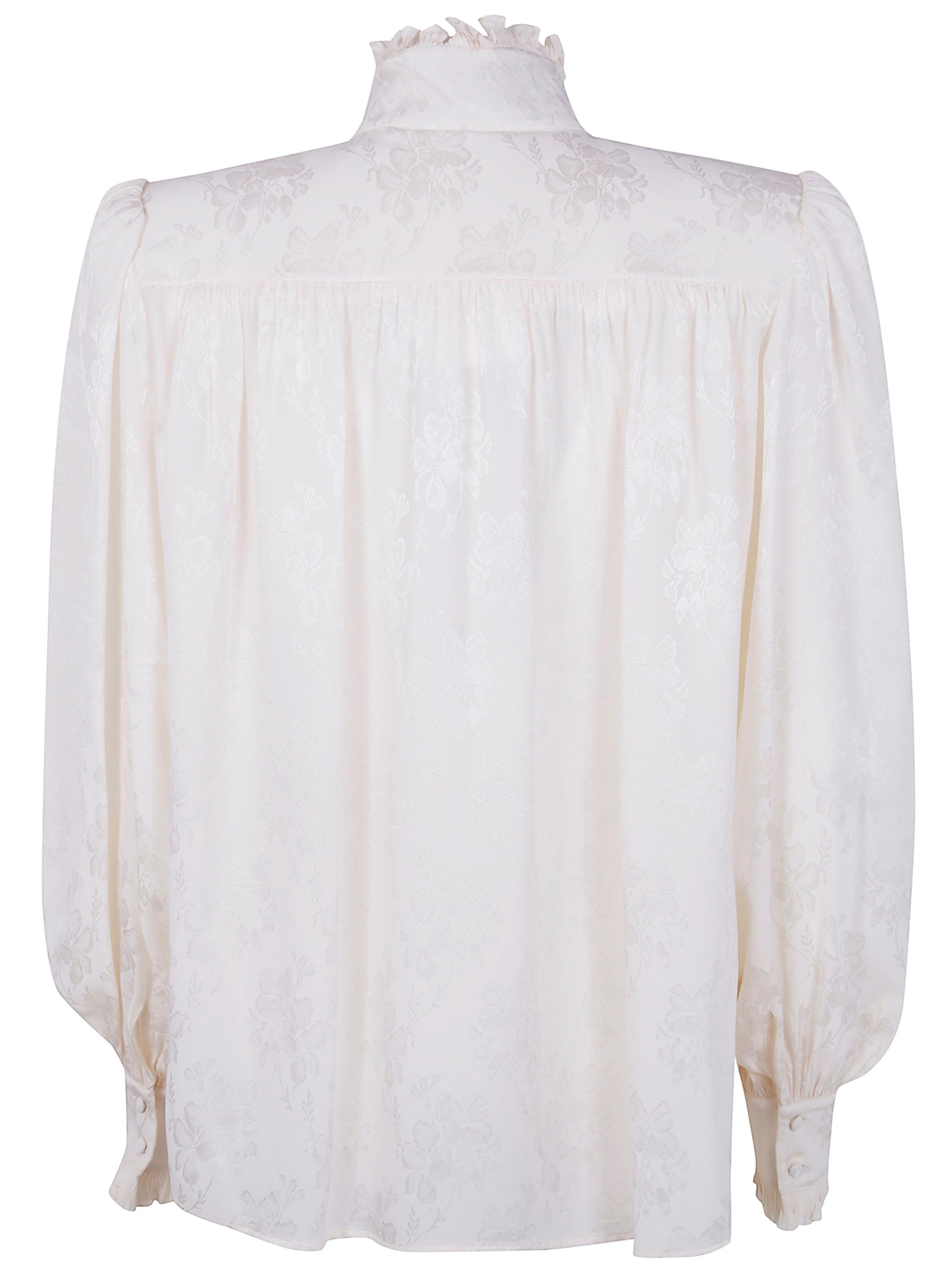 CHLOÉ Oversized Silk Jacquard Blouse