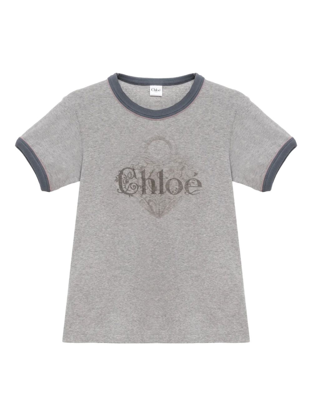 CHLOÉ Baby Fit Logo T-Shirt - Women's Size S