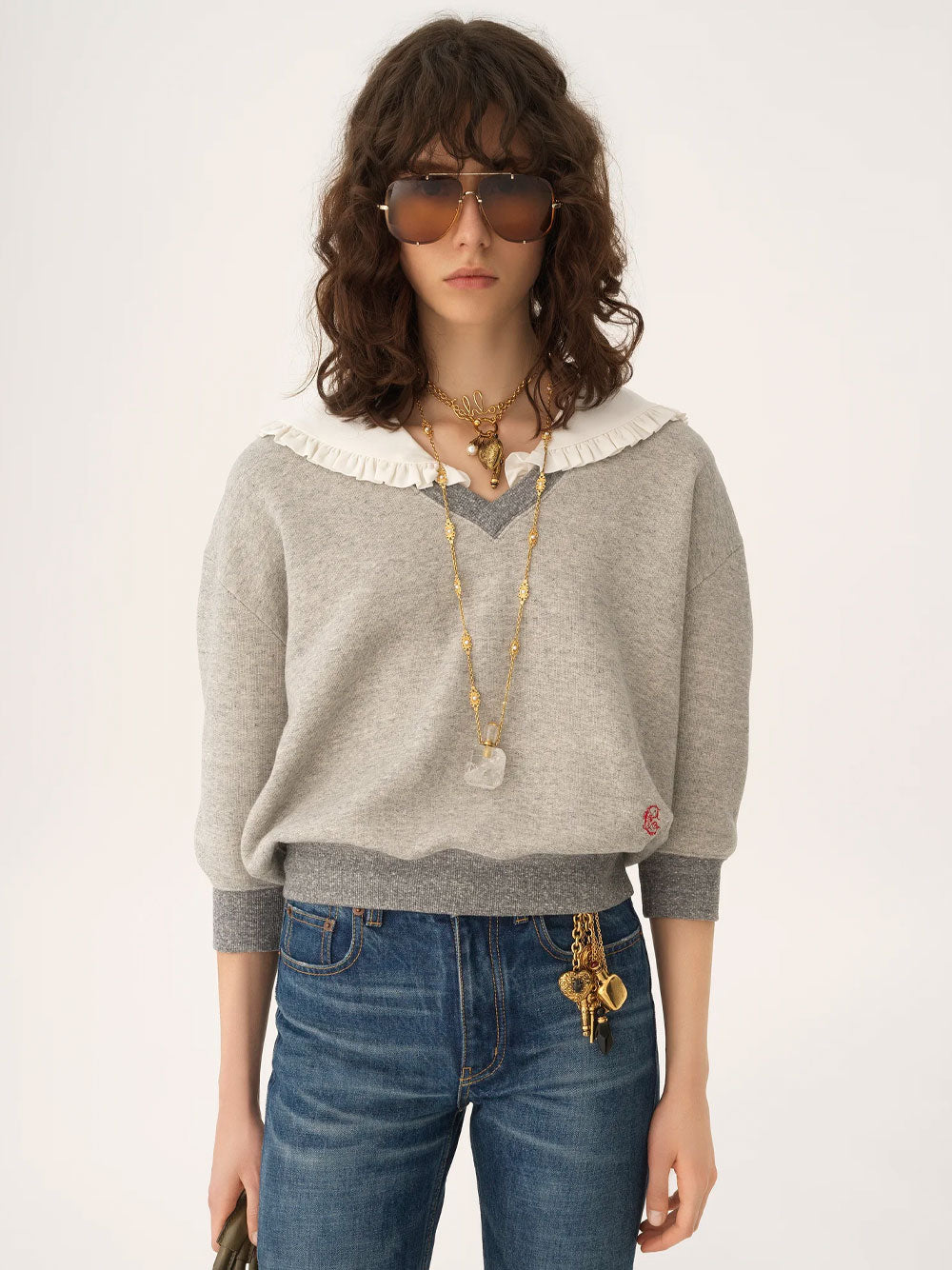 CHLOÉ Classic Cotton Blend Top for Women