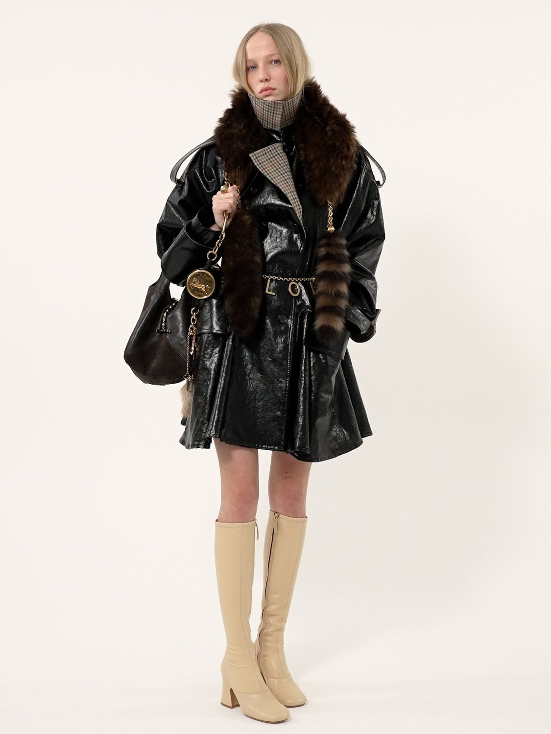 CHLOÉ Double-Breasted Short Riding Jacket