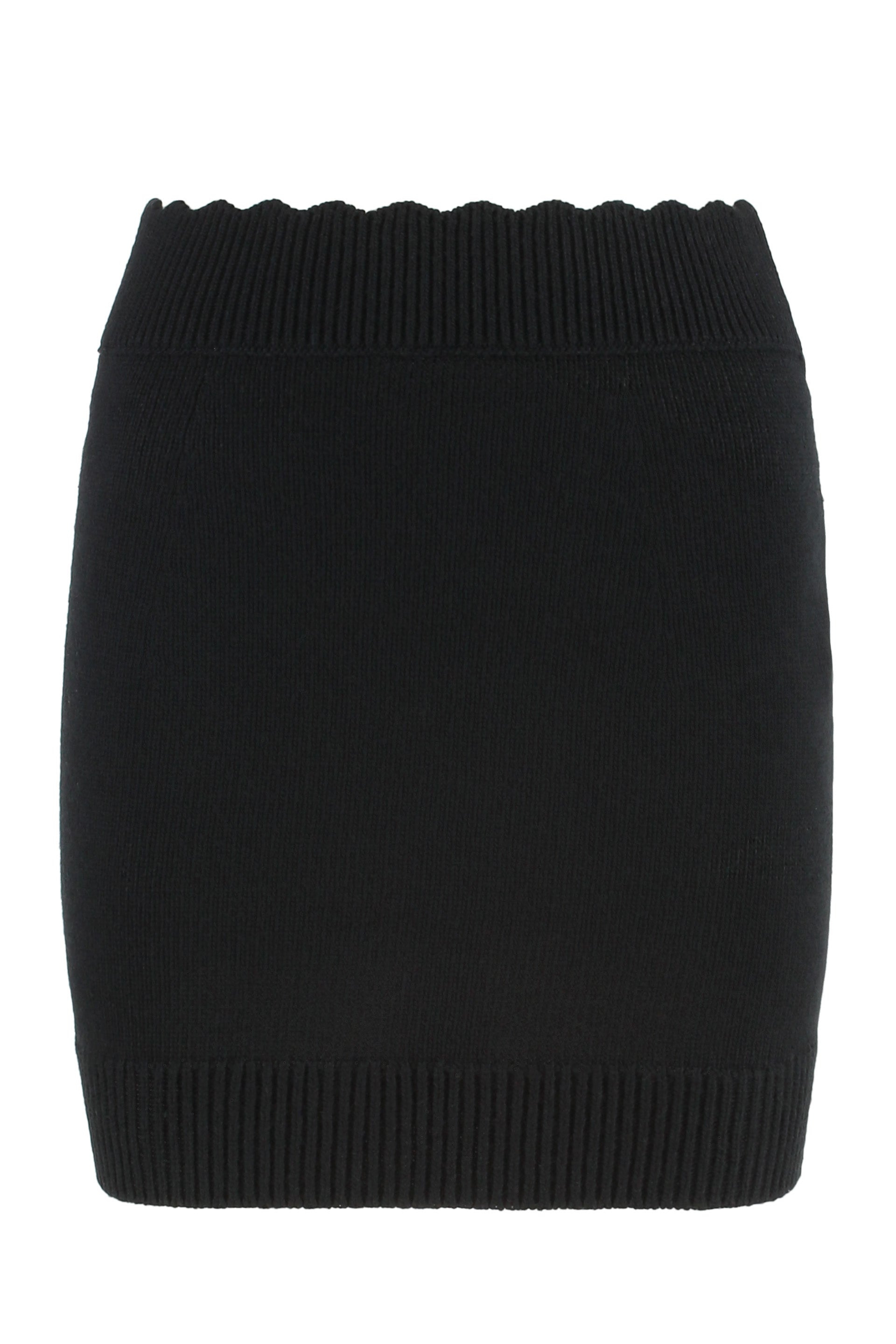 CHLOÉ Soft Wool and Cashmere Blend Mini Skirt