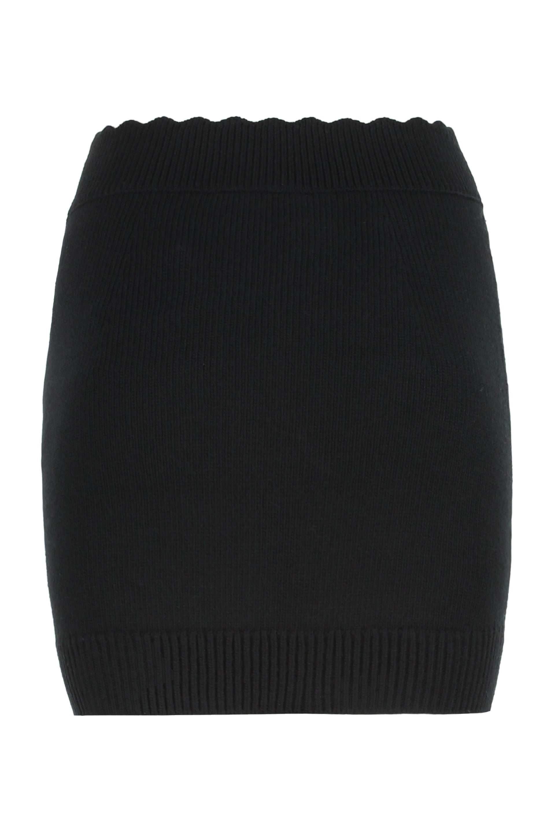 CHLOÉ Soft Wool and Cashmere Blend Mini Skirt