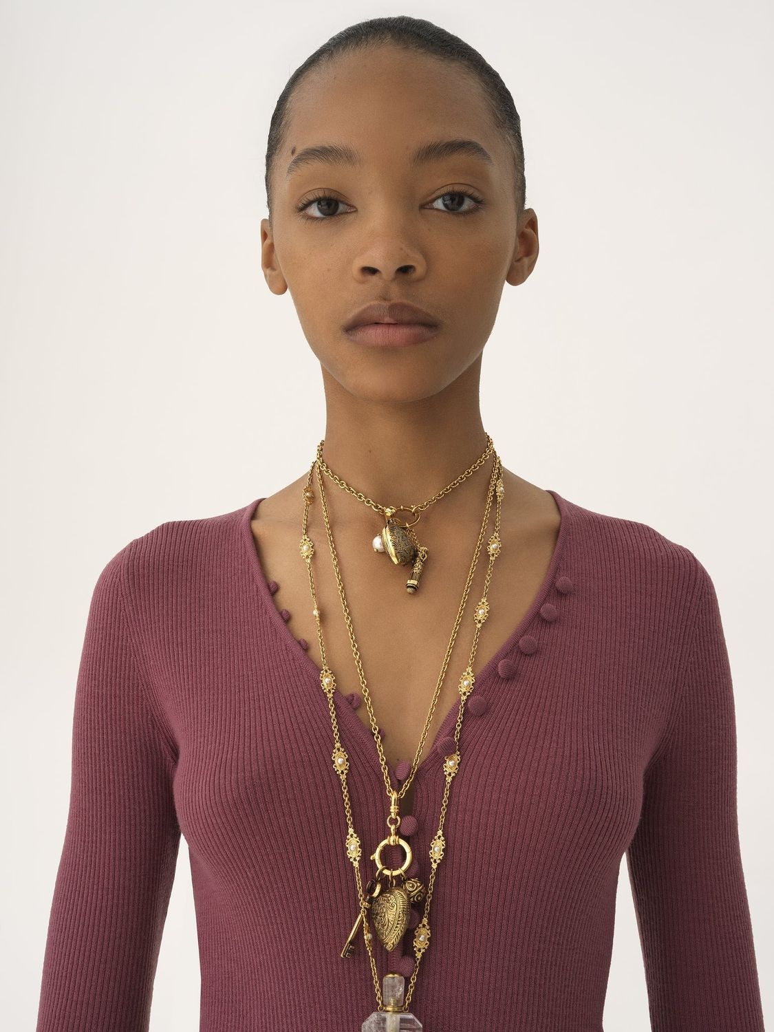 CHLOÉ Wool Top for Women - Fall/Winter 2025