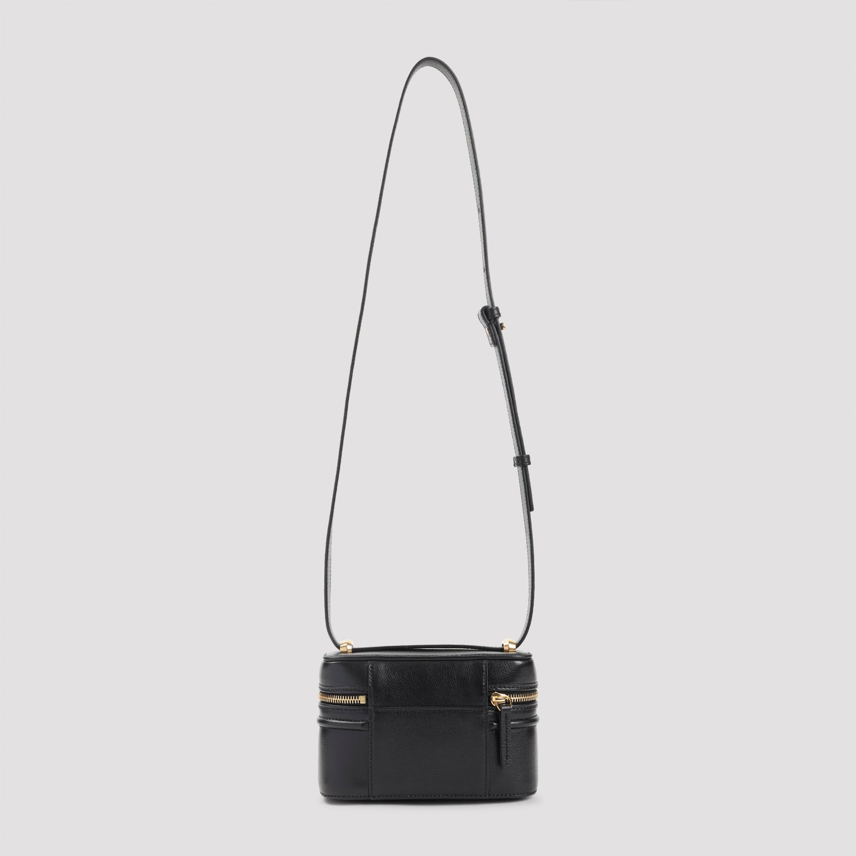 CHLOÉ Mini Leather Vanity Case with Horse Medal Detail