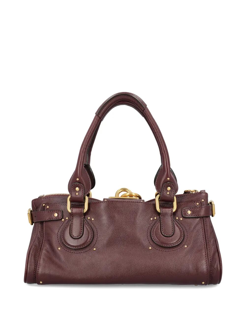 CHLOÉ Grained Leather Paddington Handbag - W 36 X H 18 X D 18 CM