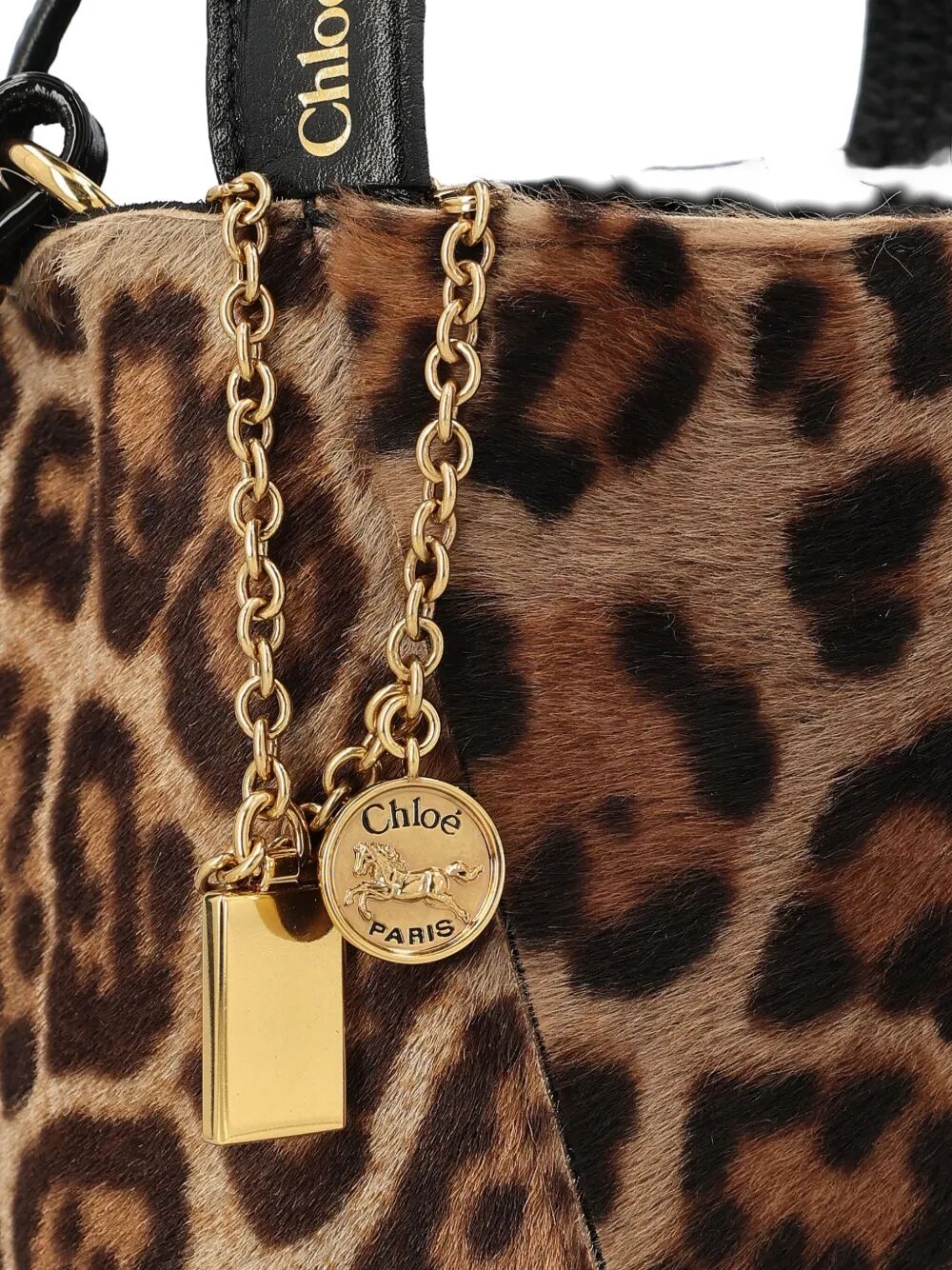 CHLOÉ Mini Shearling Handbag