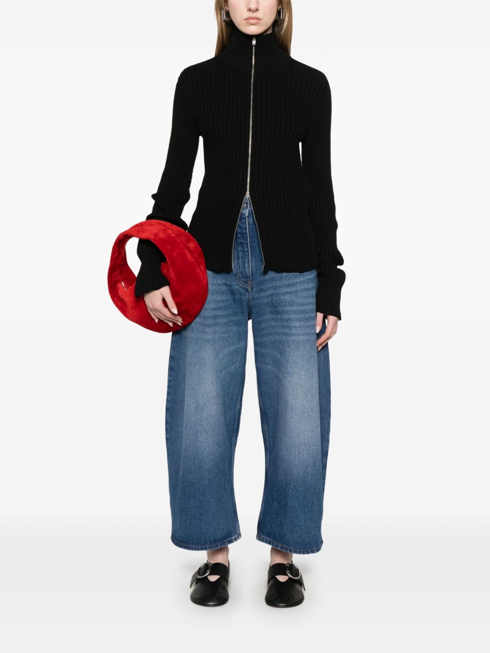 STUDIO NICHOLSON Wide-Leg Denim Jeans