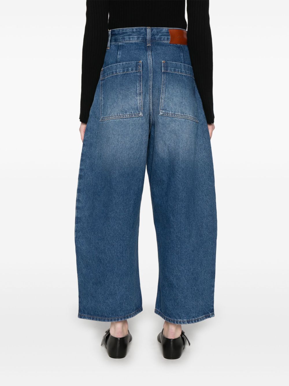 STUDIO NICHOLSON Wide-Leg Denim Jeans